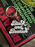 Black and Bookish Keychain
