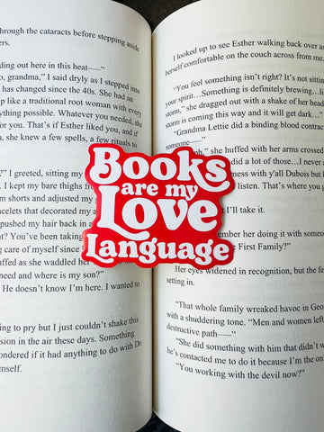 Books are my Love Language Sticker